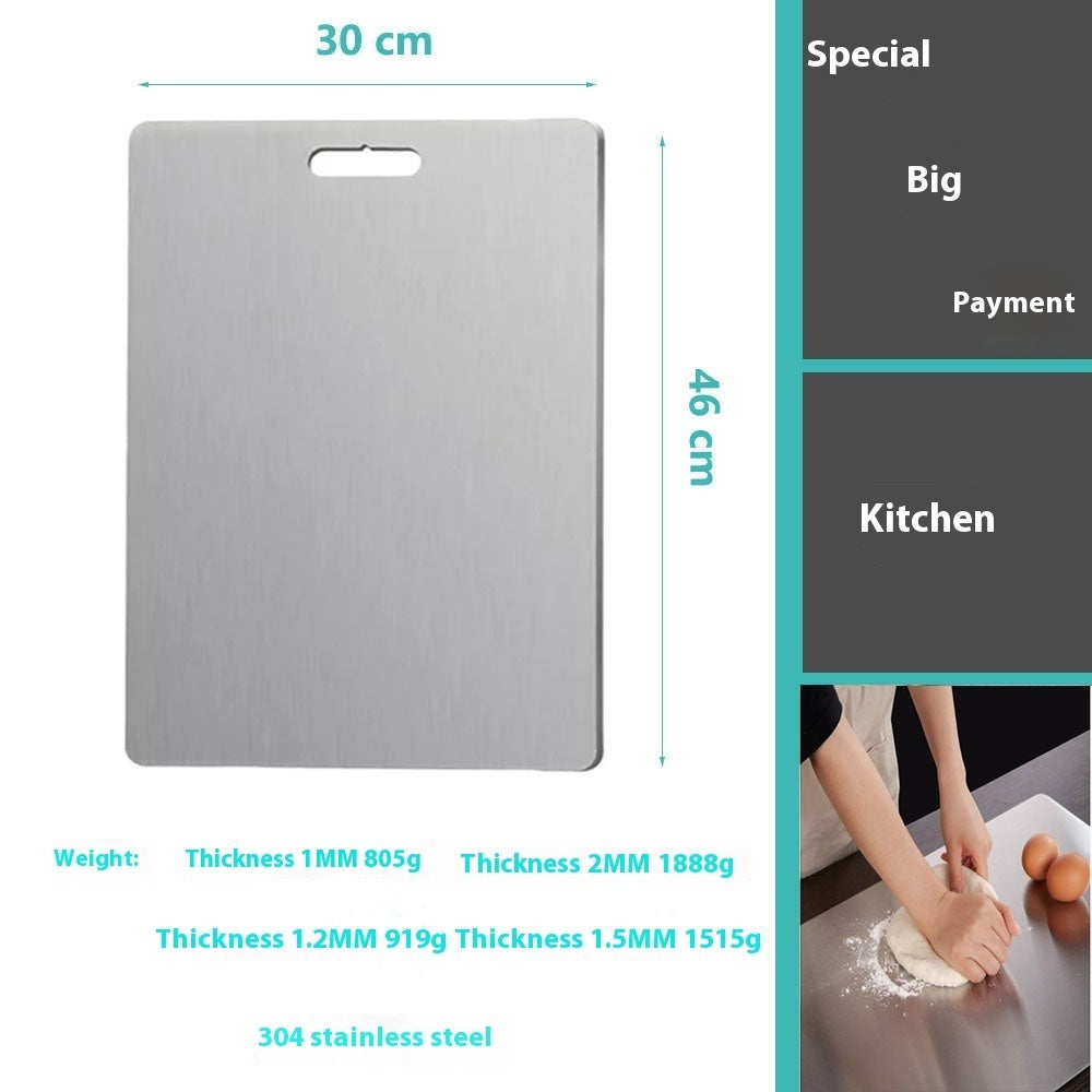 Stainless Steel Cutting Double-sided Kneading Panel Hanging Hole