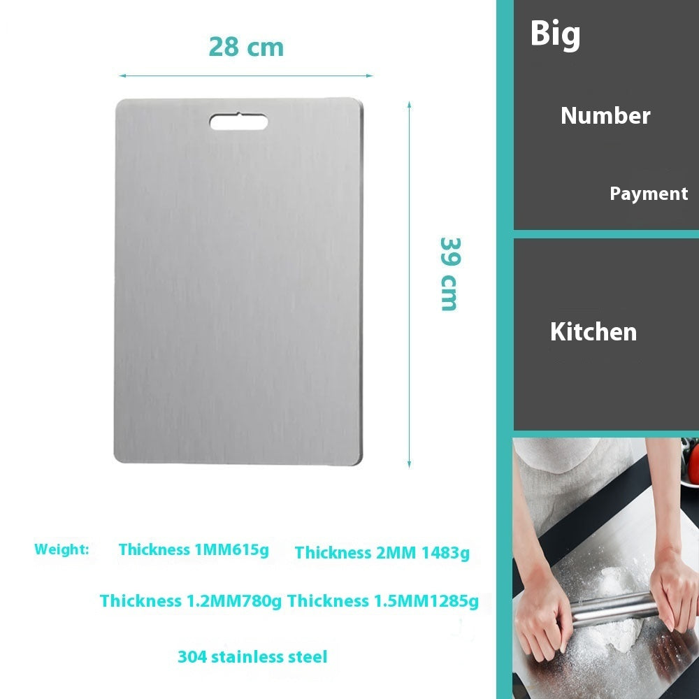 Stainless Steel Cutting Double-sided Kneading Panel Hanging Hole